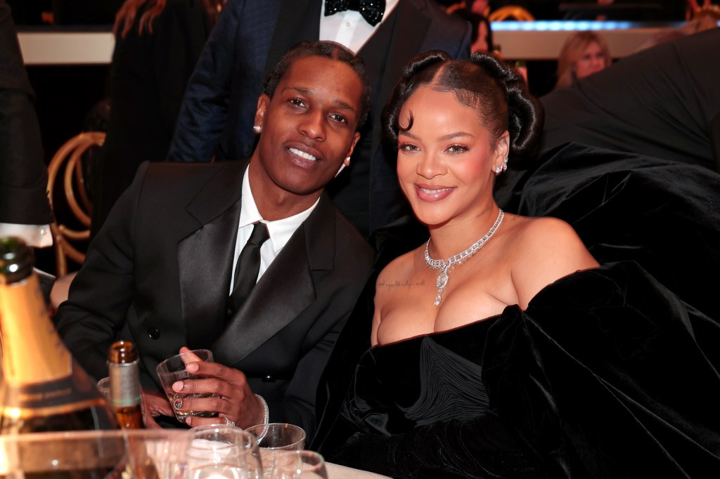 Rihanna and A$AP Rocky in 2013. 