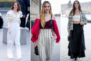 Celebrities at Paris Fashion Week