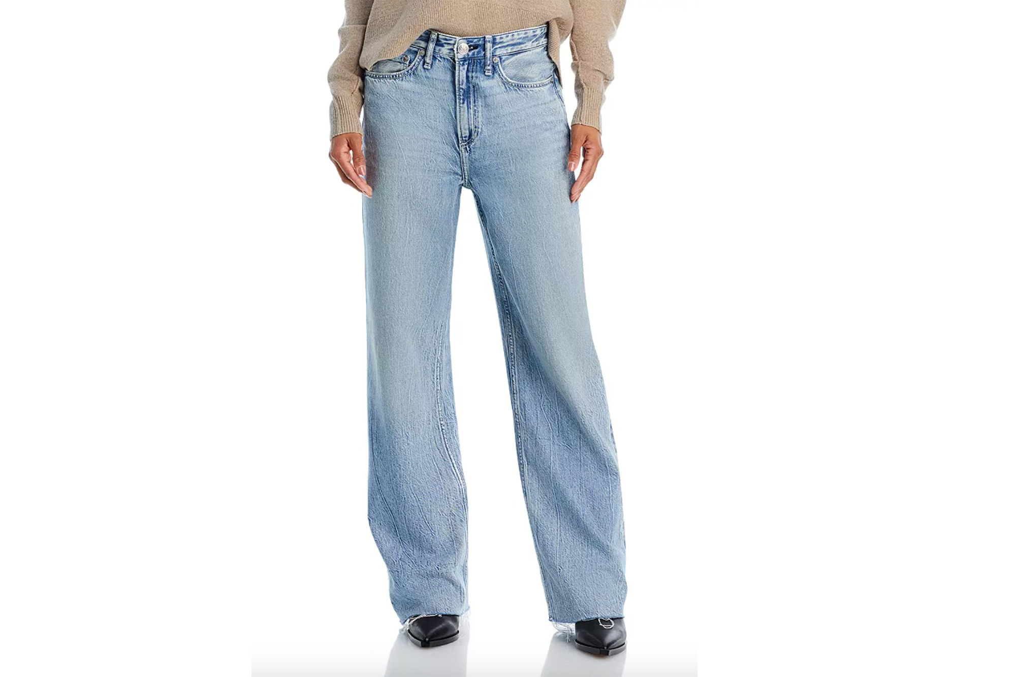 A model in jeans