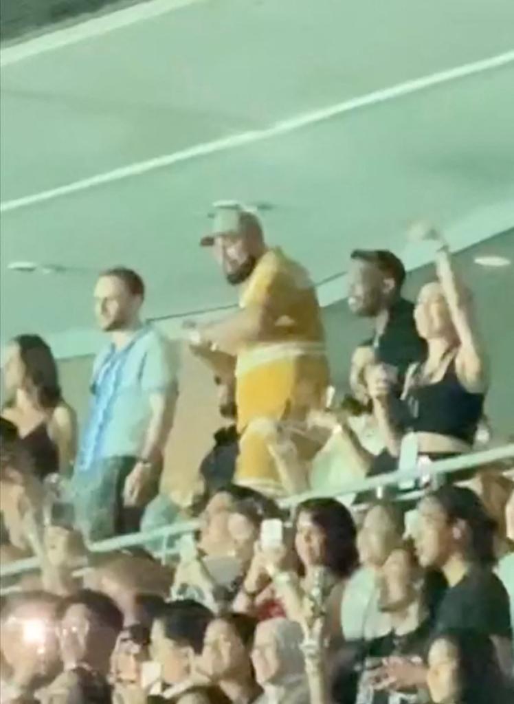 Travis Kelce at Taylor Swift's concert.
